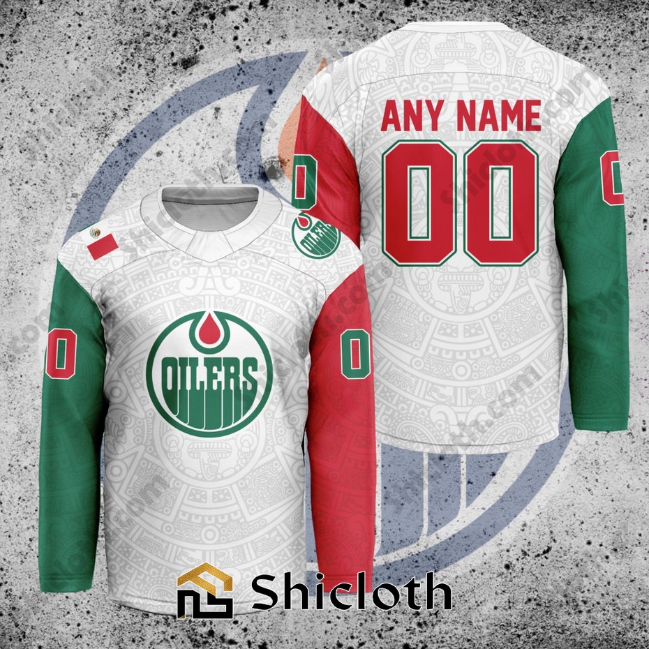 NHL Edmonton Oilers Mexican Heritage Hockey Jersey