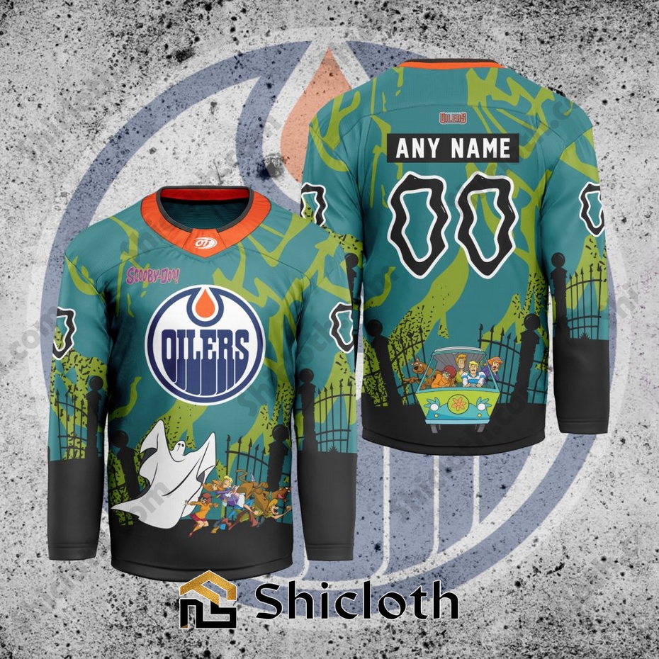 NHL Edmonton Oilers Scooby-Doo Hockey Jersey