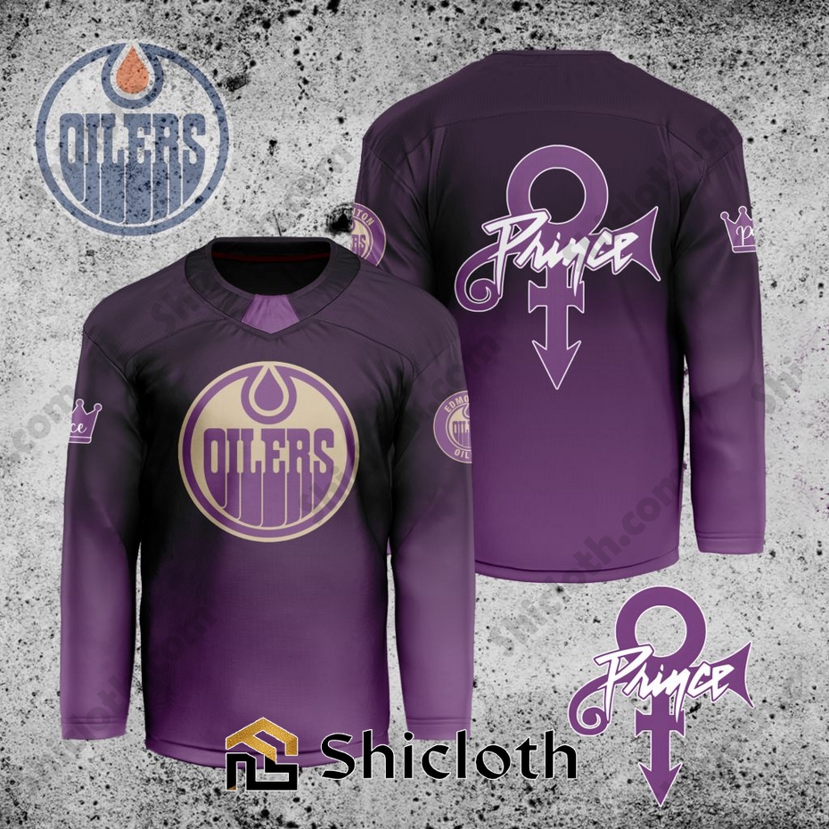 NHL Edmonton Oilers X Prince Hockey Jersey