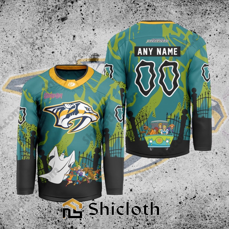 NHL Nashville Predators Scooby-Doo Hockey Jersey