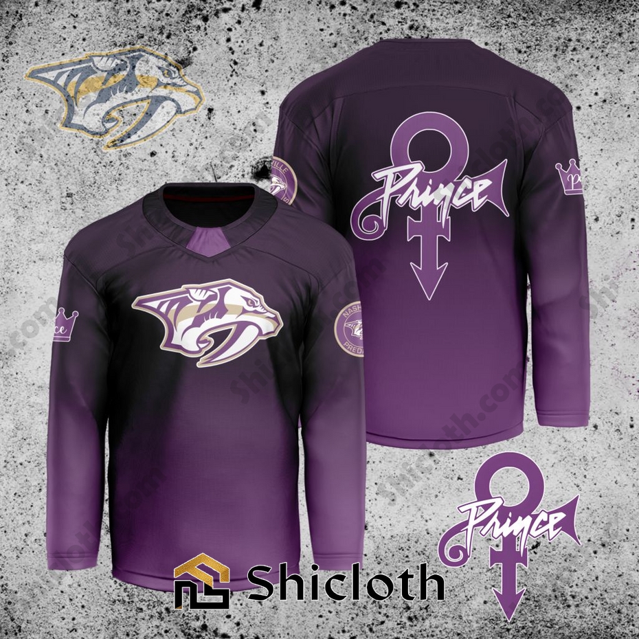 NHL Nashville Predators X Prince Hockey Jersey