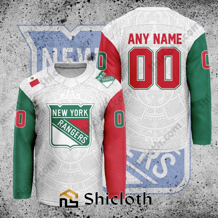 NHL New York Rangers Mexican Heritage Hockey Jersey