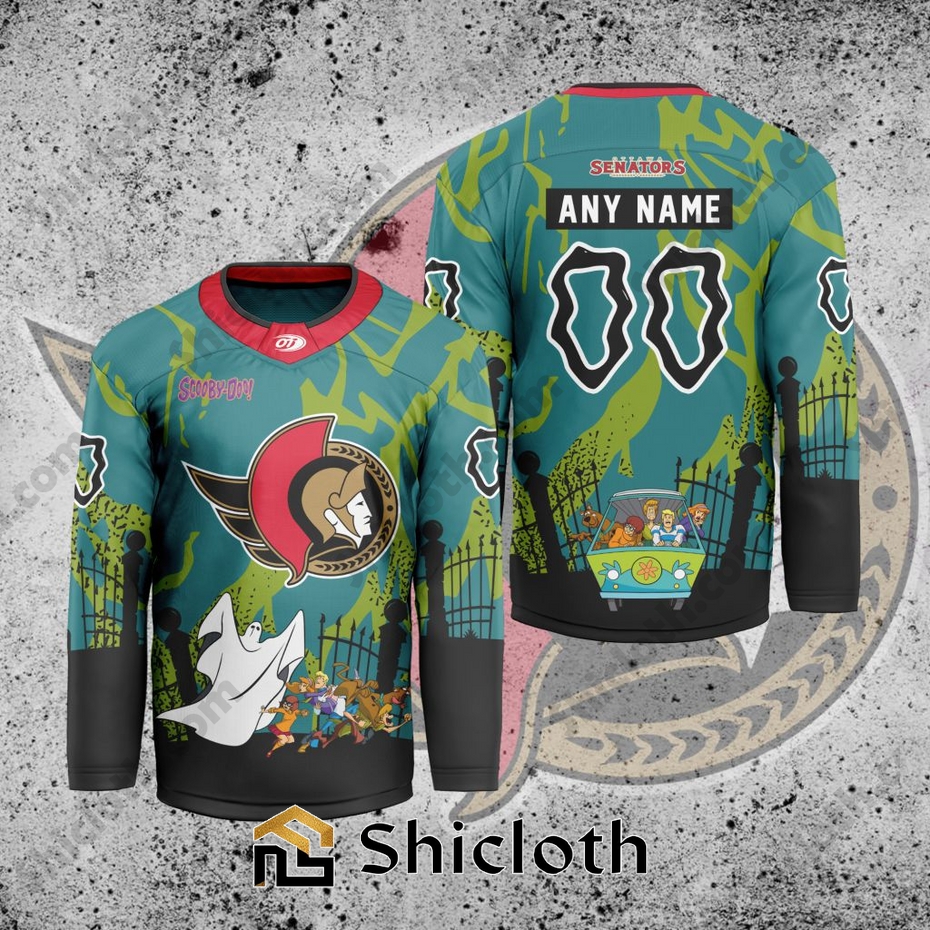 NHL Ottawa Senators Scooby-Doo Hockey Jersey