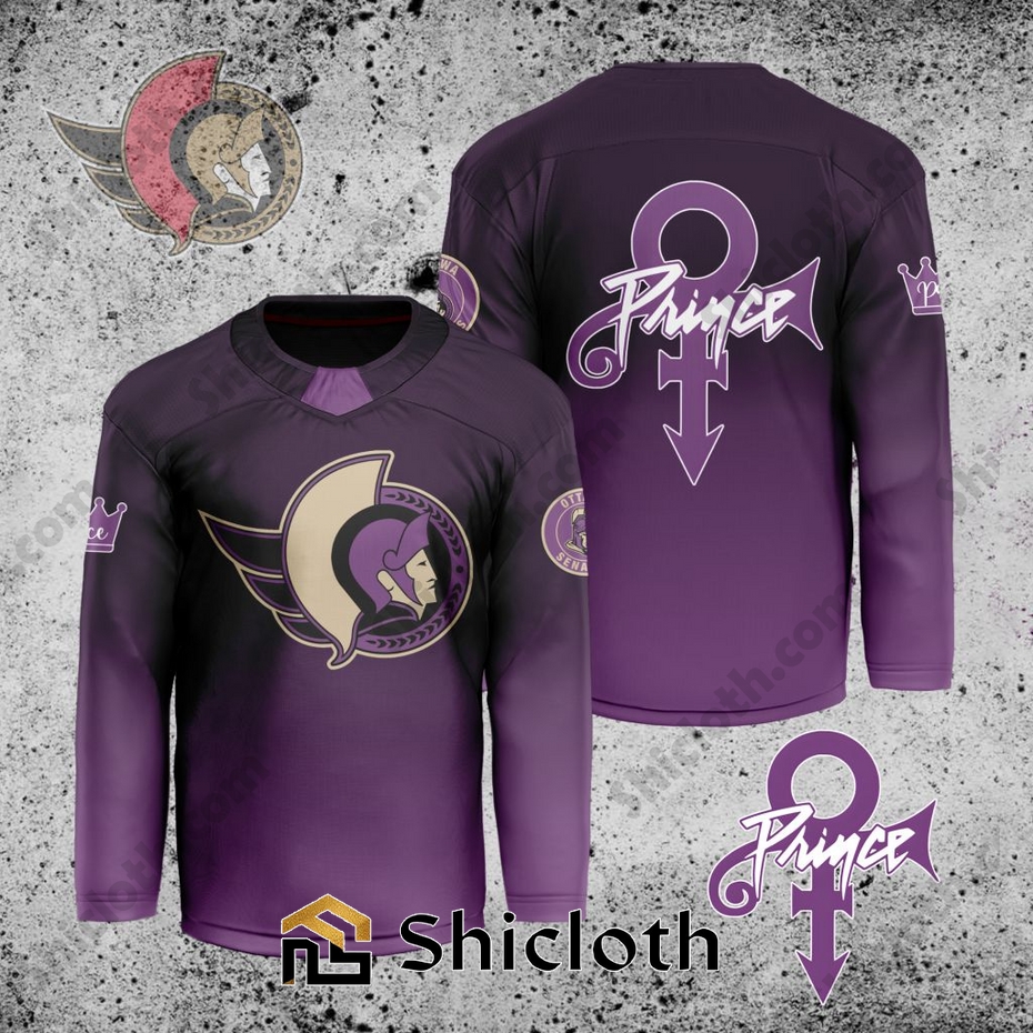 NHL Ottawa Senators X Prince Hockey Jersey