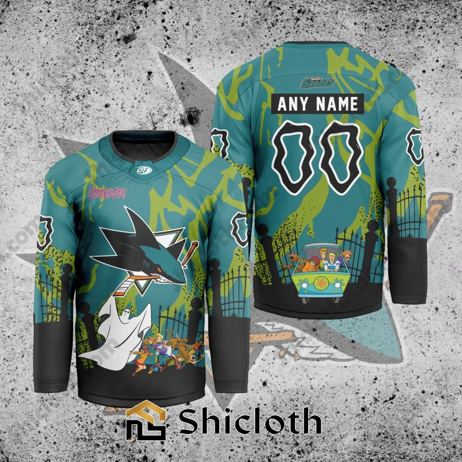 NHL San Jose Sharks Scooby-Doo Hockey Jersey