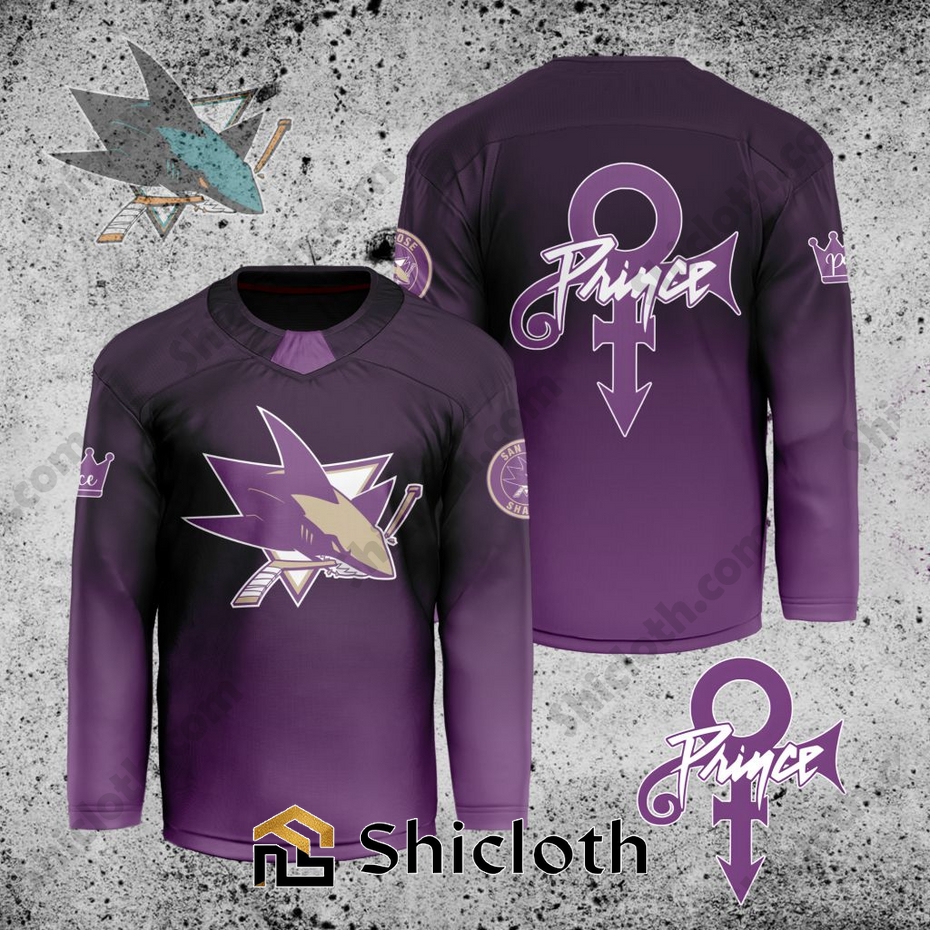 NHL San Jose Sharks X Prince Hockey Jersey