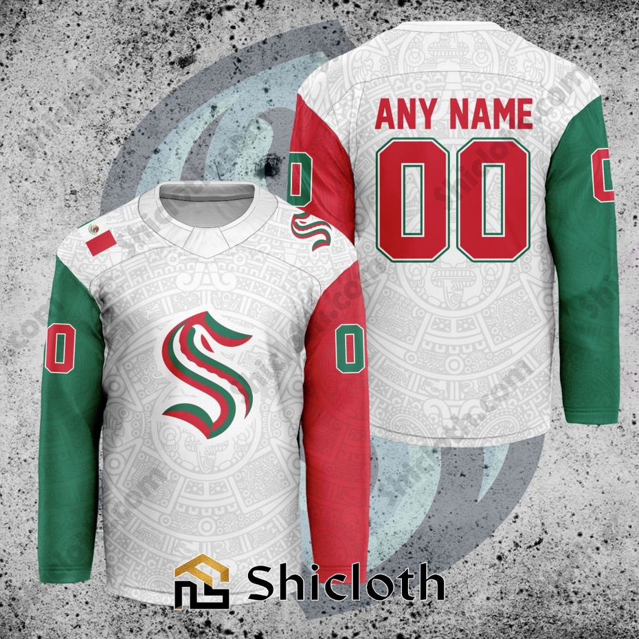 NHL Seattle Kraken Mexican Heritage Hockey Jersey