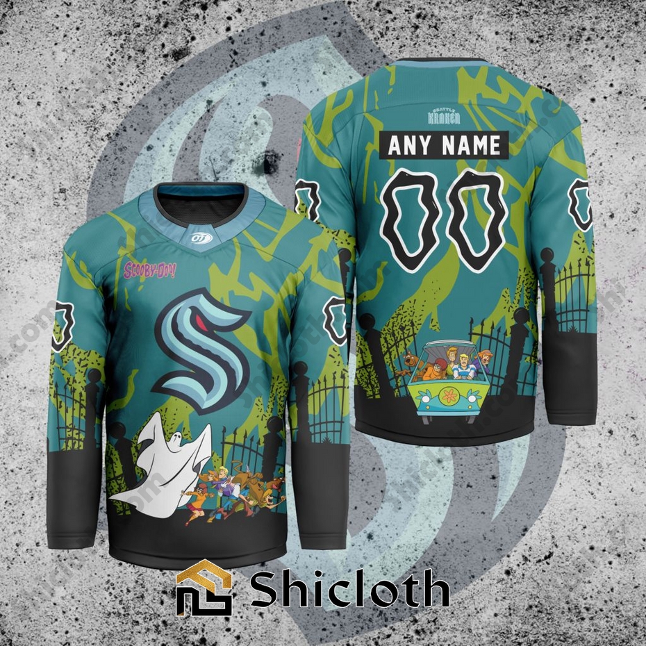 NHL Seattle Kraken Scooby-Doo Hockey Jersey