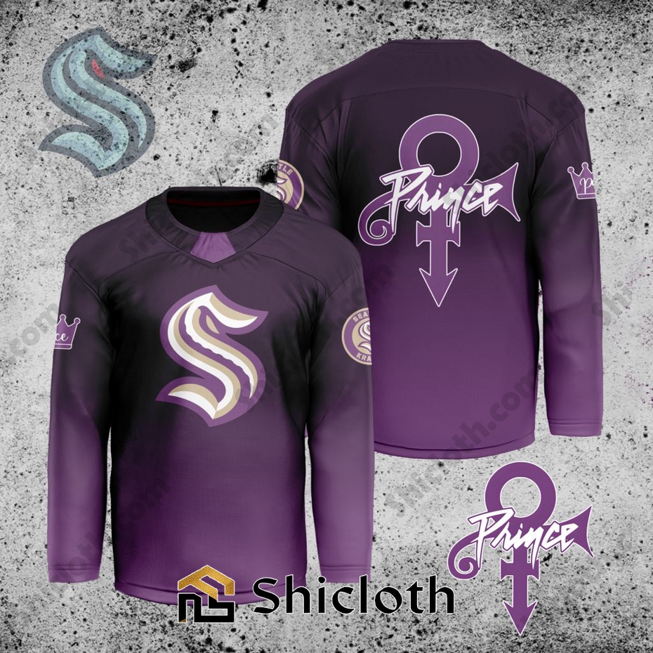 NHL Seattle Kraken X Prince Hockey Jersey
