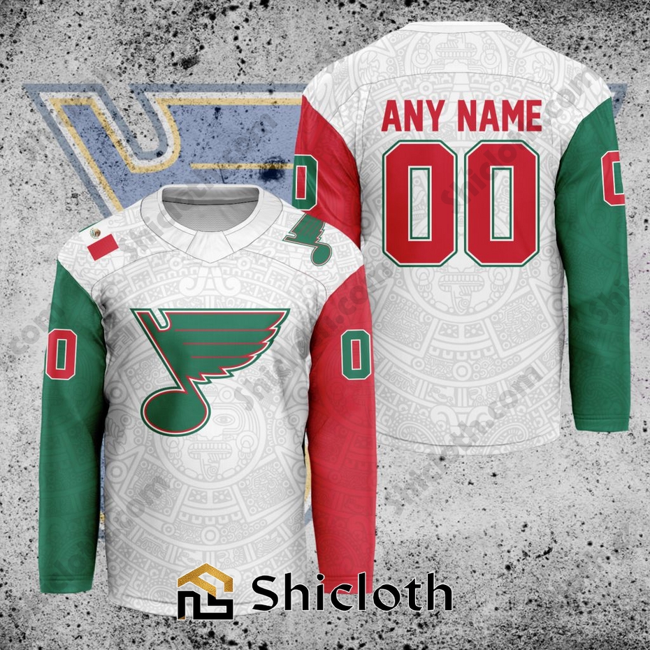 NHL St. Louis Blues Mexican Heritage Hockey Jersey