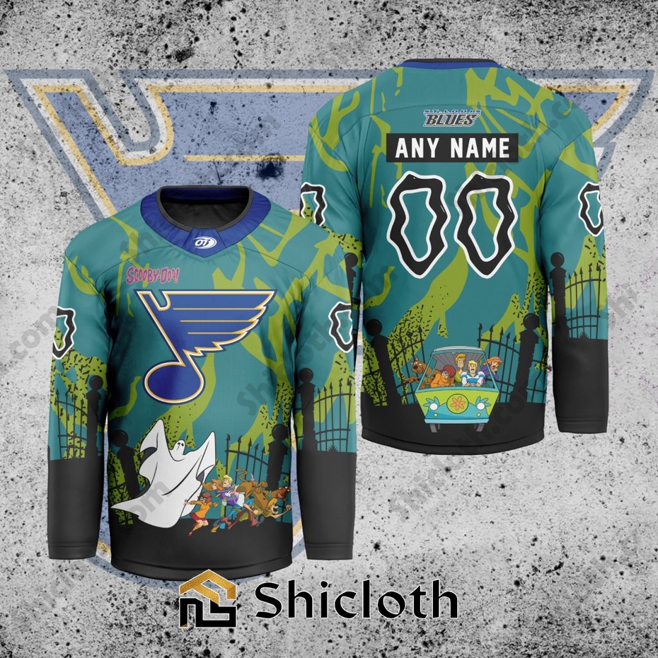 NHL St. Louis Blues Scooby-Doo Hockey Jersey