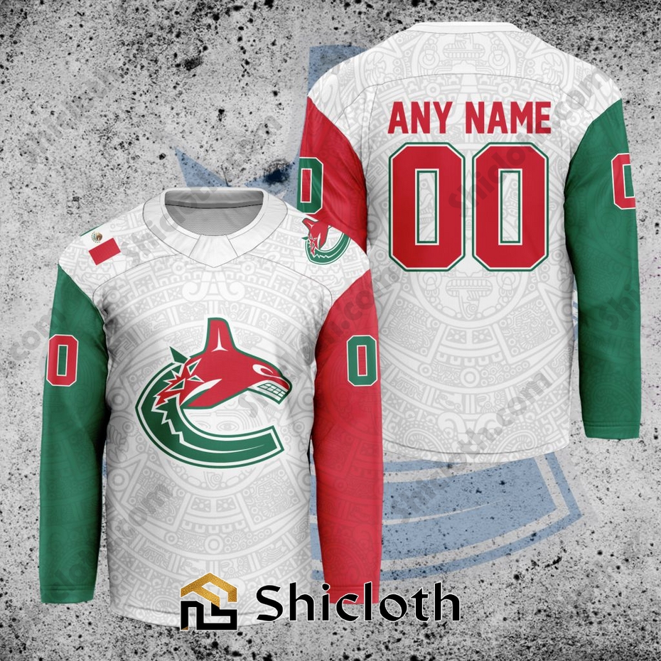 NHL Vancouver Canucks Mexican Heritage Hockey Jersey