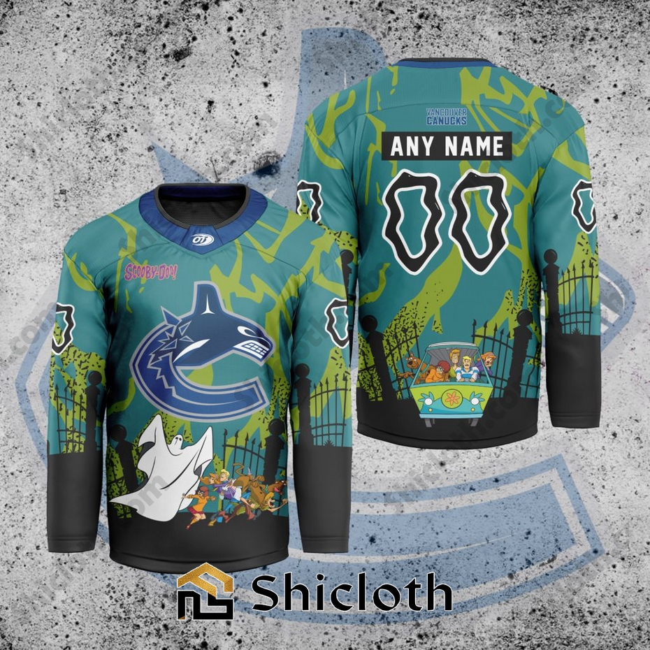 NHL Vancouver Canucks Scooby-Doo Hockey Jersey