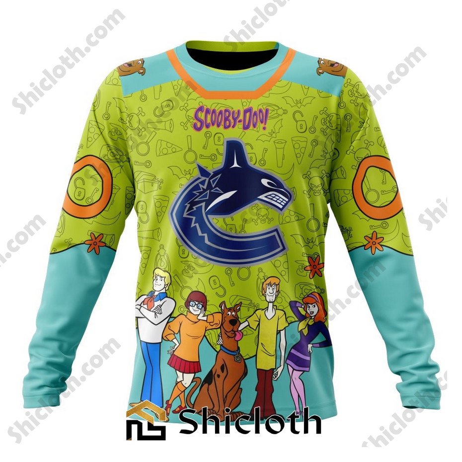 Alternative view of NHL Vancouver Canucks Scooby-Doo Hoodie
