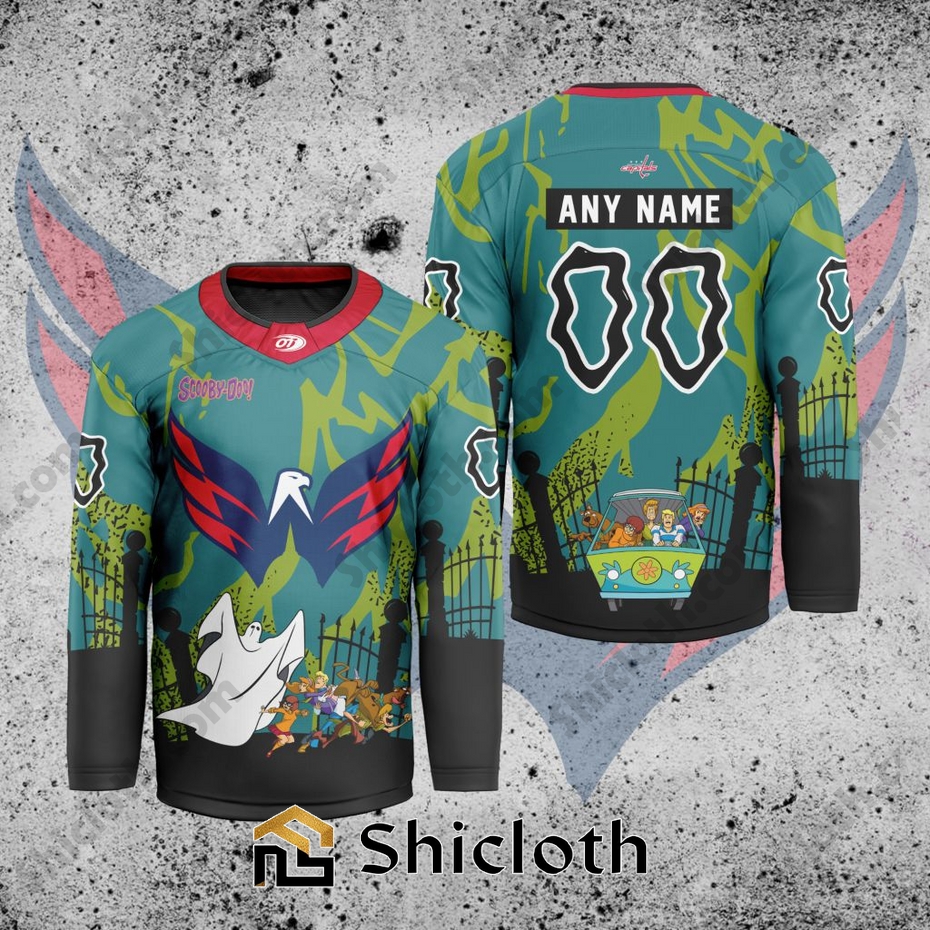 NHL Washington Capitals Scooby-Doo Hockey Jersey