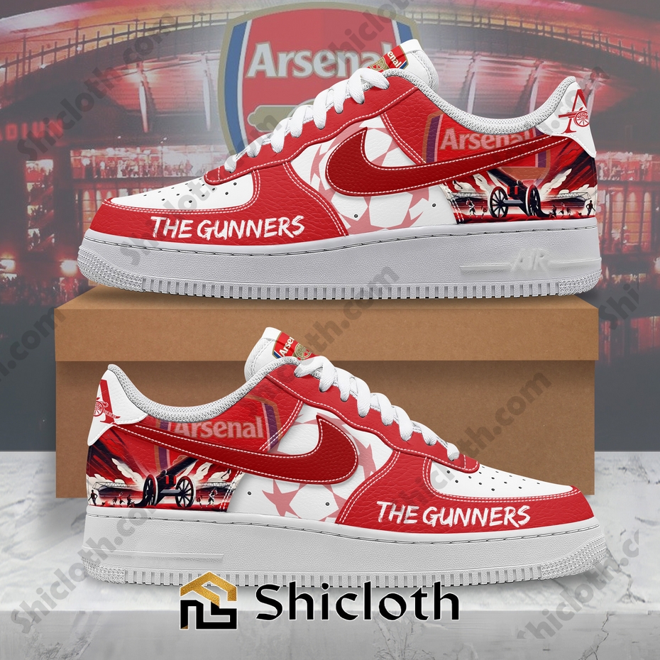 Arsenal The Gunners of London Air Force Shoes