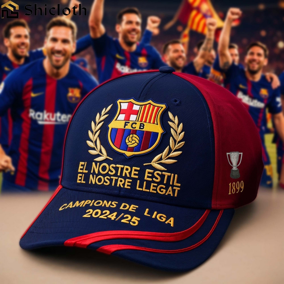 Barcelona El Nostre Estil El Nostre Llegat Campions De Liga 24/25 Cap Hat