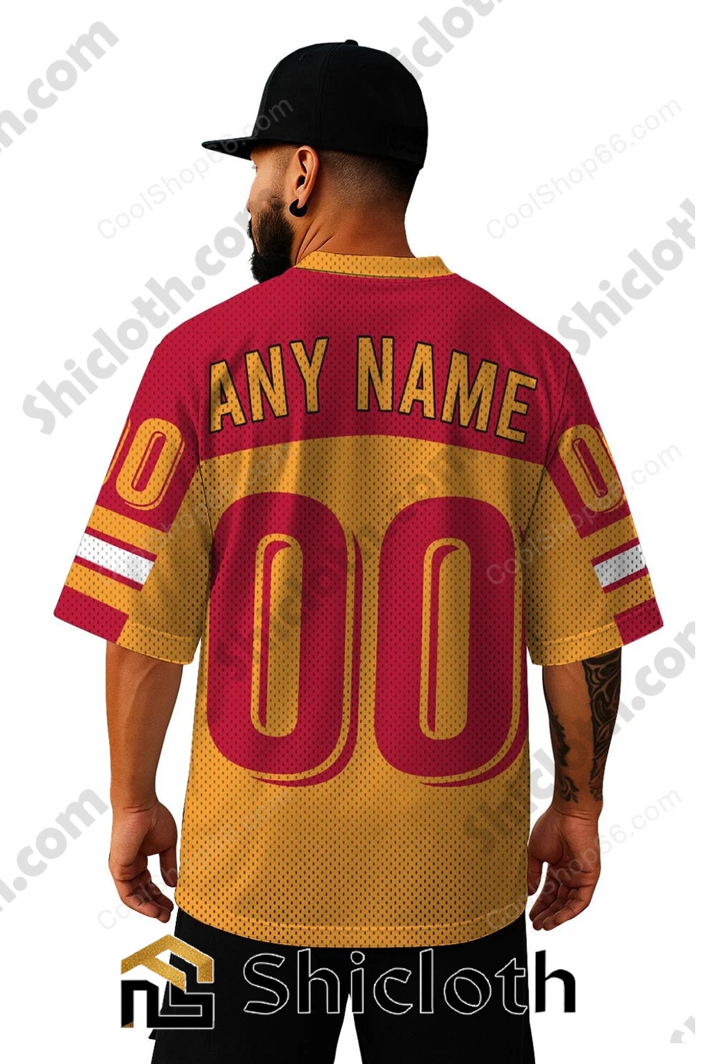 Alternative view of Calgary Flames NHL Mesh Jersey