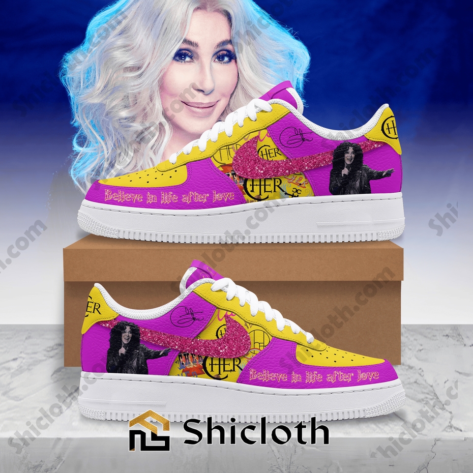 Cher Believe In Life After Love Air Force Shoes