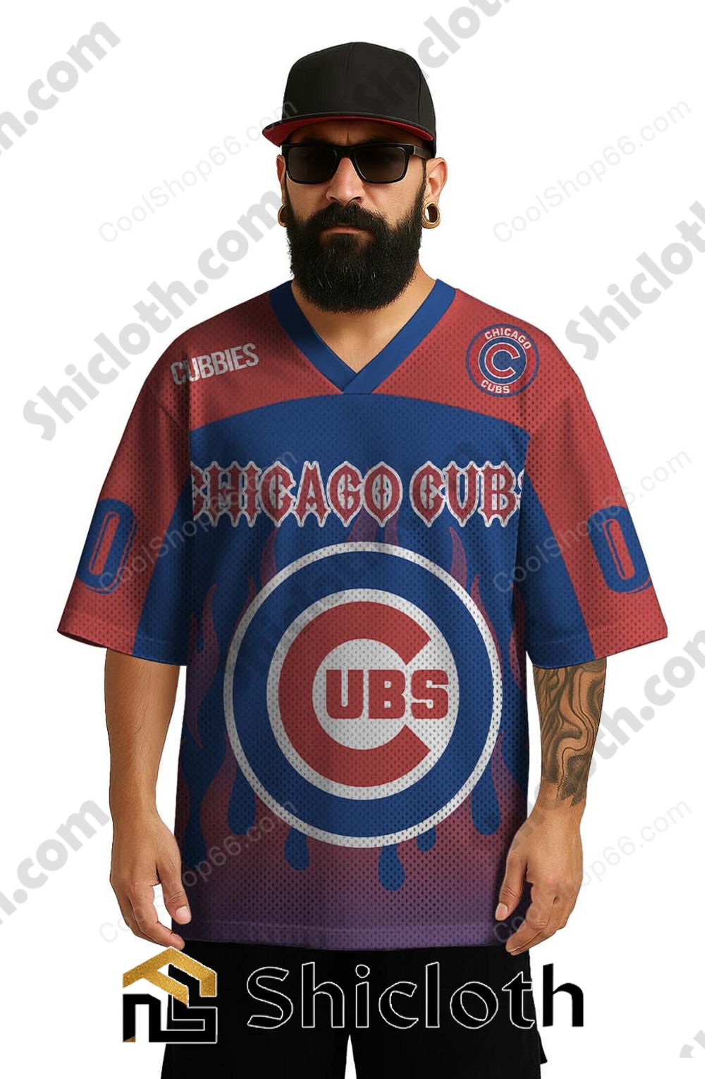 Chicago Cubs MLB Mesh Jersey