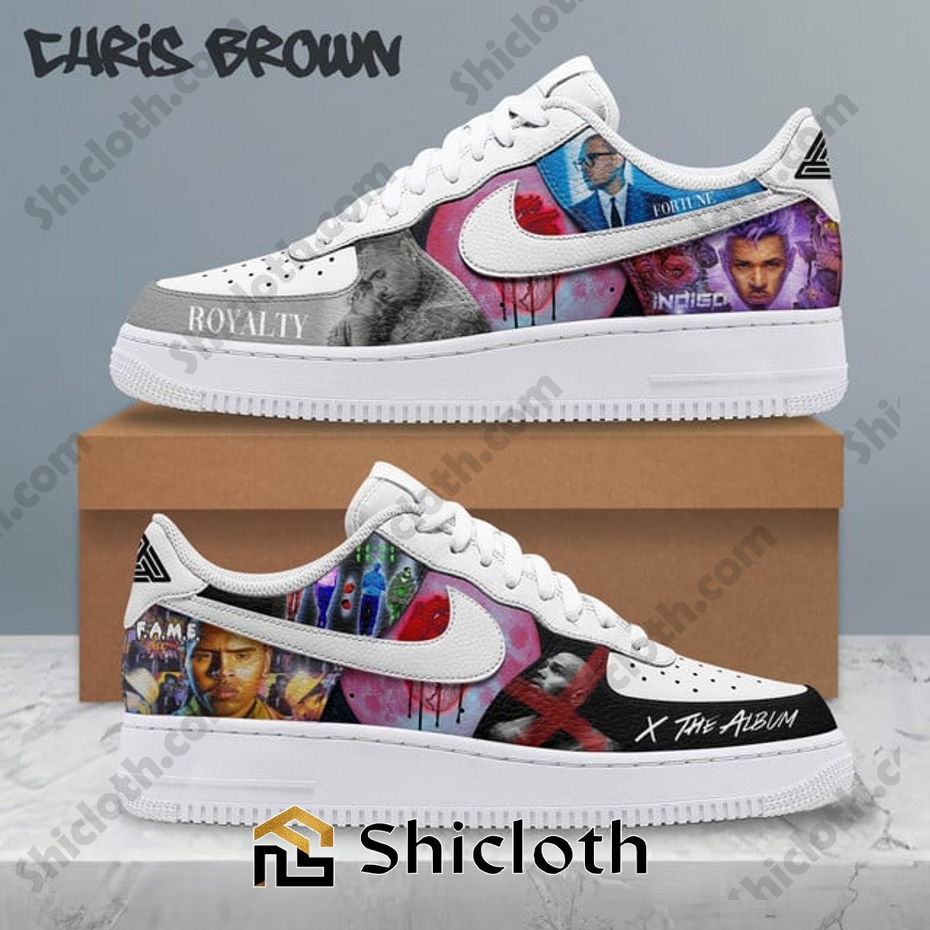 Chris Brown Royalty Nike AF1 Shoes