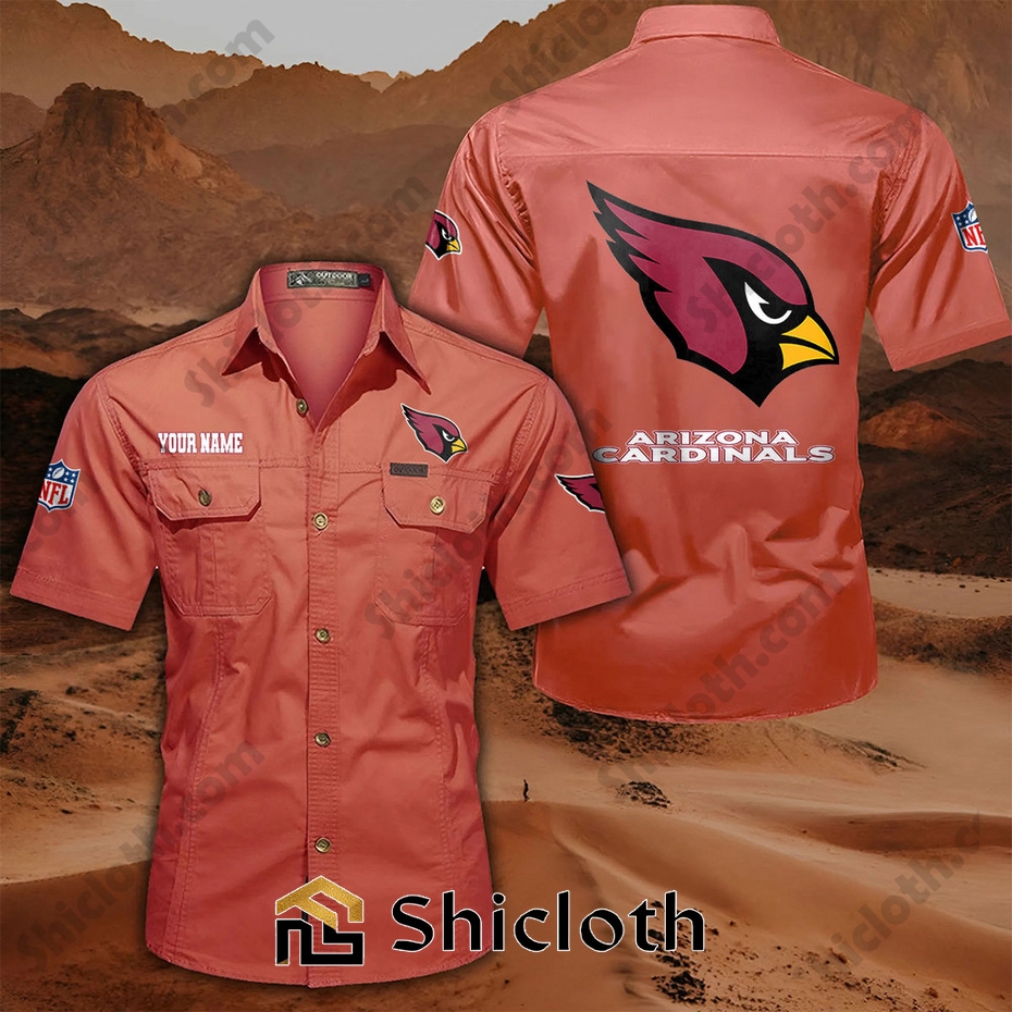 Custom name Arizona Cardinals Cargo Shirt