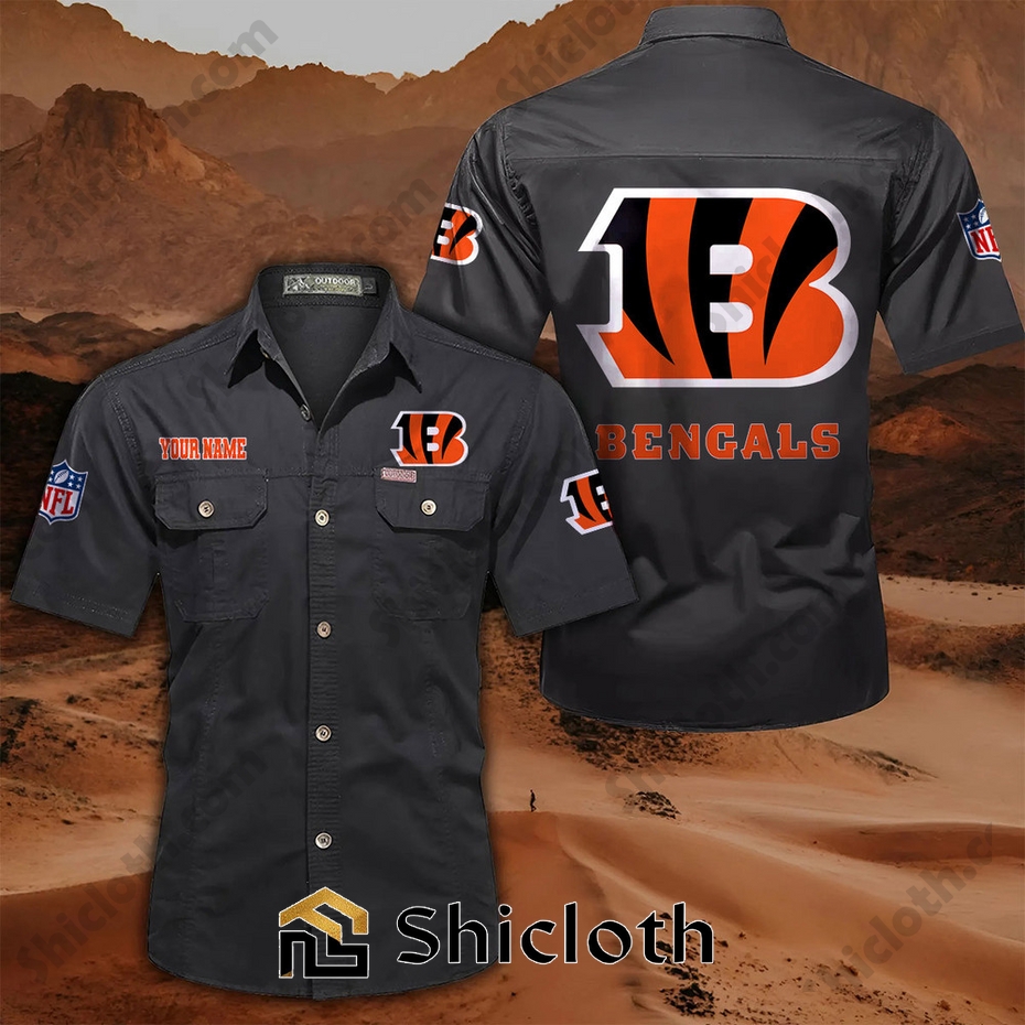 Custom name Cincinnati Bengals Cargo Shirt