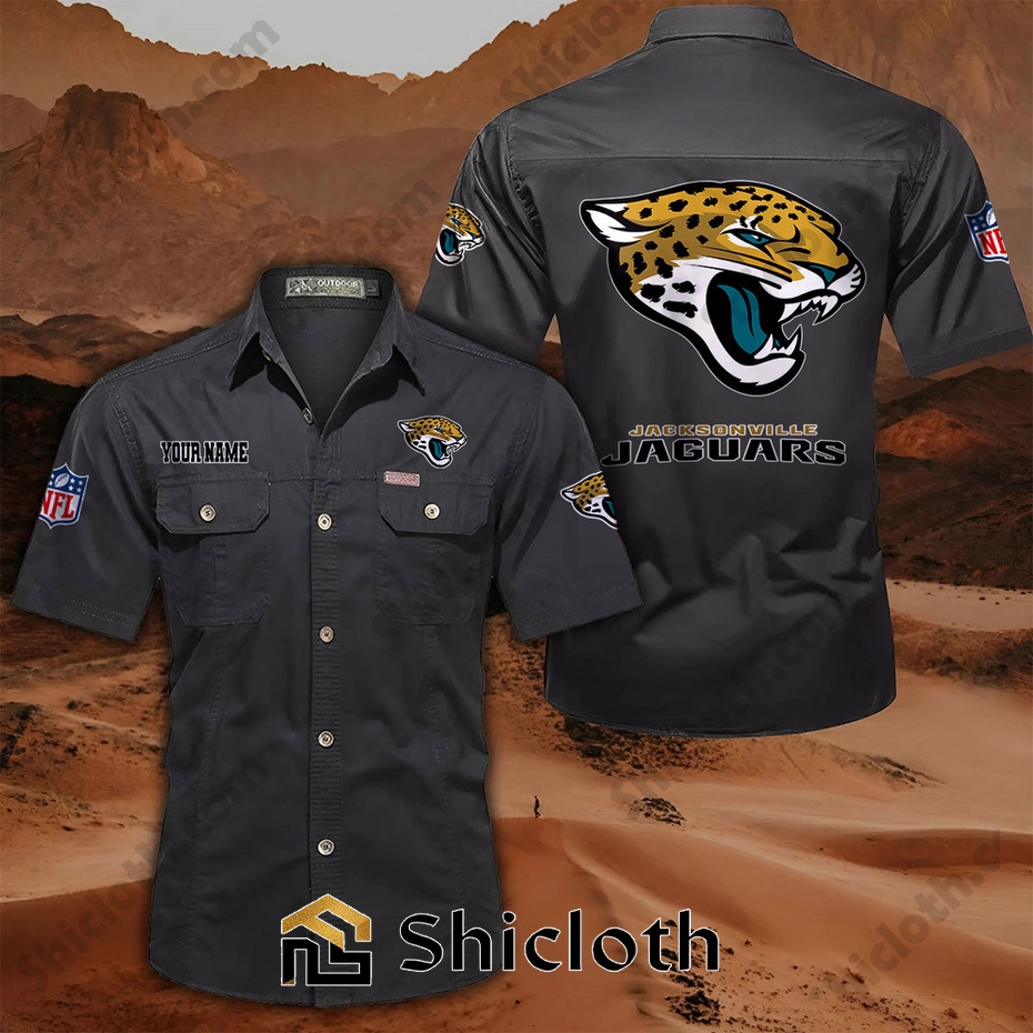 Custom name Jacksonville Jaguars Cargo Shirt
