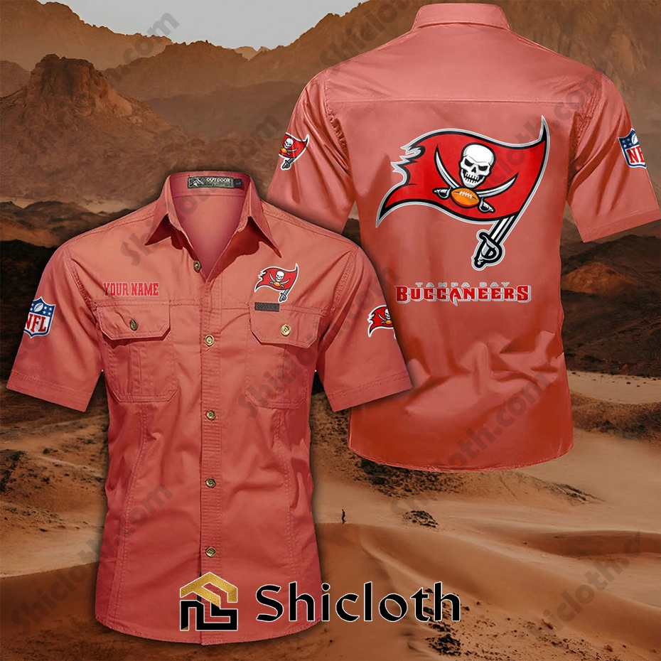 Custom name Tampa Bay Buccaneers Cargo Shirt