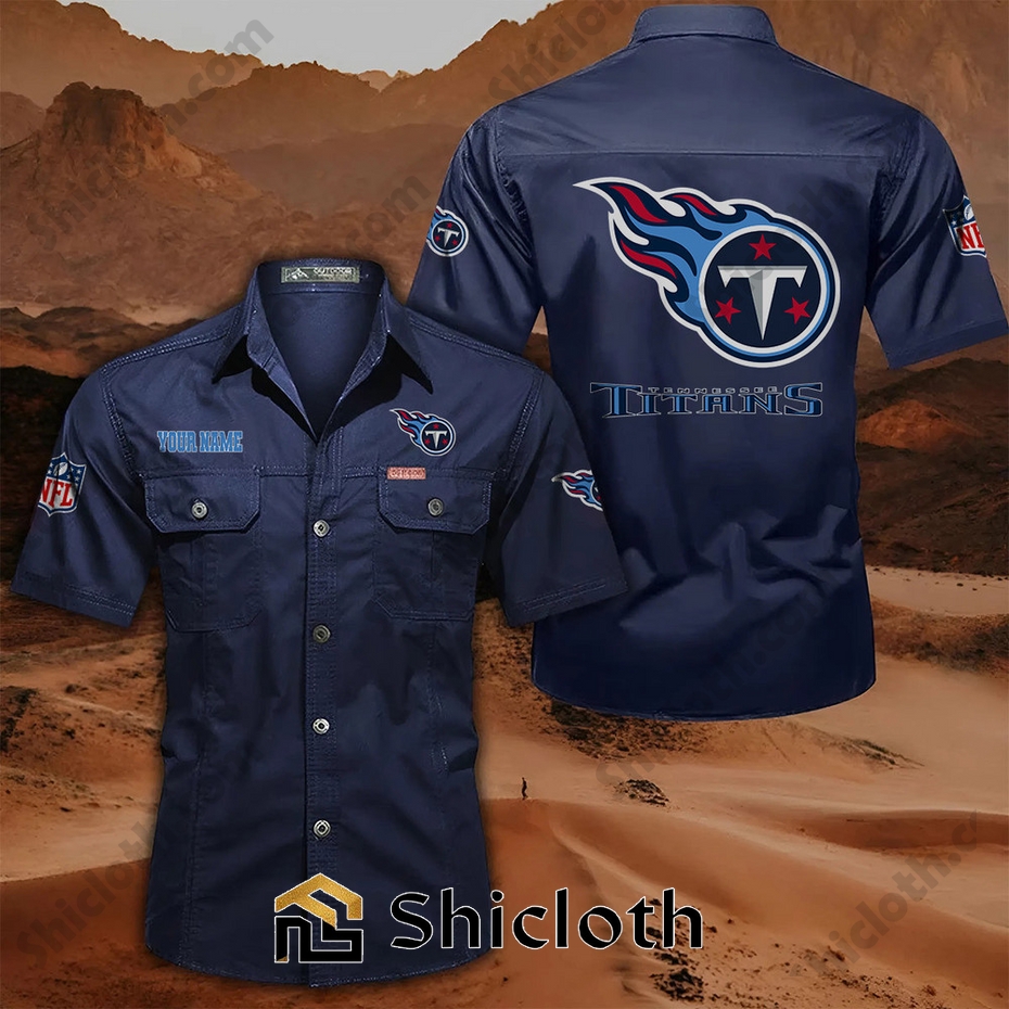 Custom name Tennessee Titans Cargo Shirt