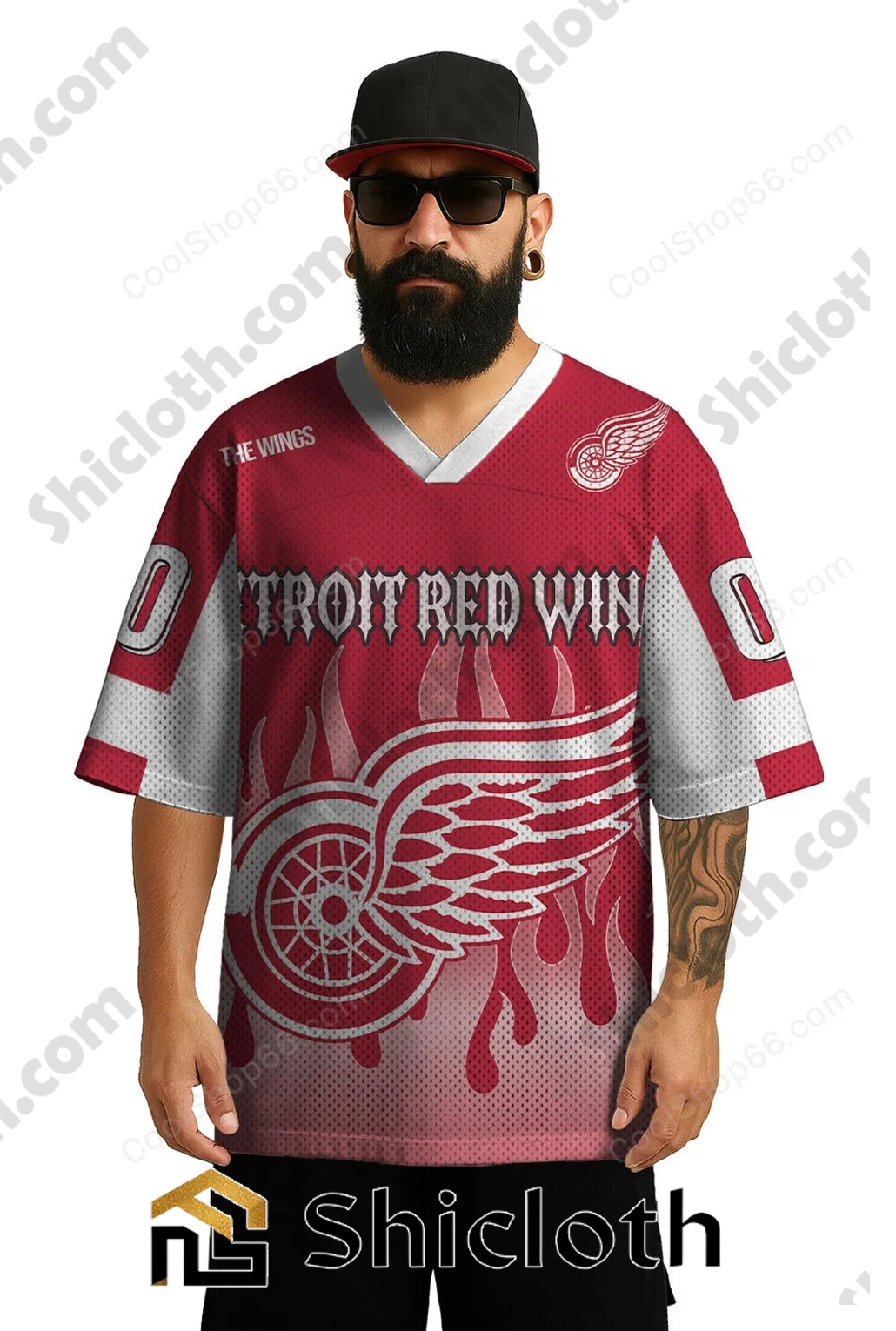 Detroit Red Wings NHL Mesh Jersey
