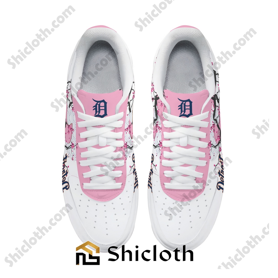 Detroit Tigers 4x World Series Champs X Sakura Nike Air Force Shoes 4 Detroit Tigers 4x World Series Champs X Sakura Nike Air Force Shoes - Image 4
