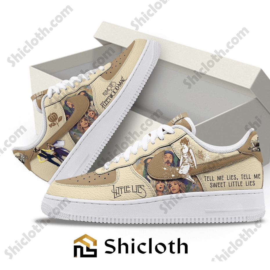 Fleetwood Mac Little Lies Air Force Sneakers 3 Fleetwood Mac Little Lies Air Force Sneakers - Image 3