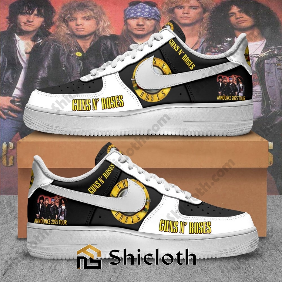 Guns N' Roses 2025 Tour Air Force Shoes