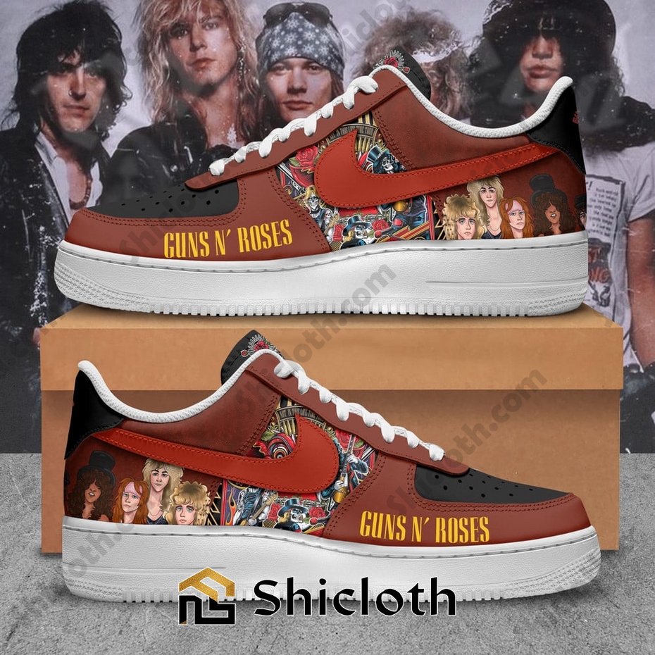 Guns N' Roses Not In This Lifetime Tour Air Force Shoes