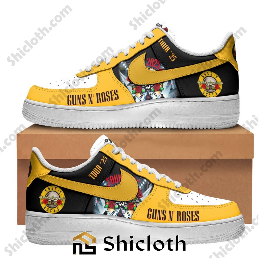 Guns N' Roses World Tour 2025 Air Force Shoes 4 Guns N' Roses World Tour 2025 Air Force Shoes - Image 4
