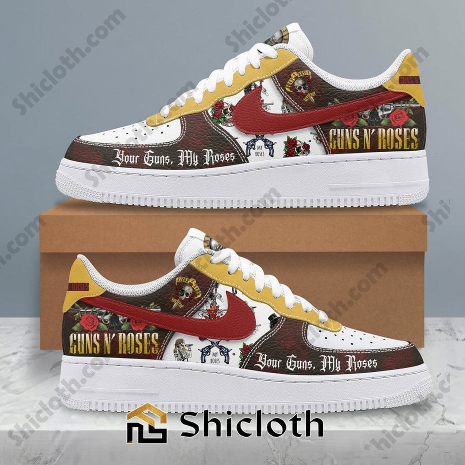 Guns N' Roses Your Guns My Roses Air Force Shoes