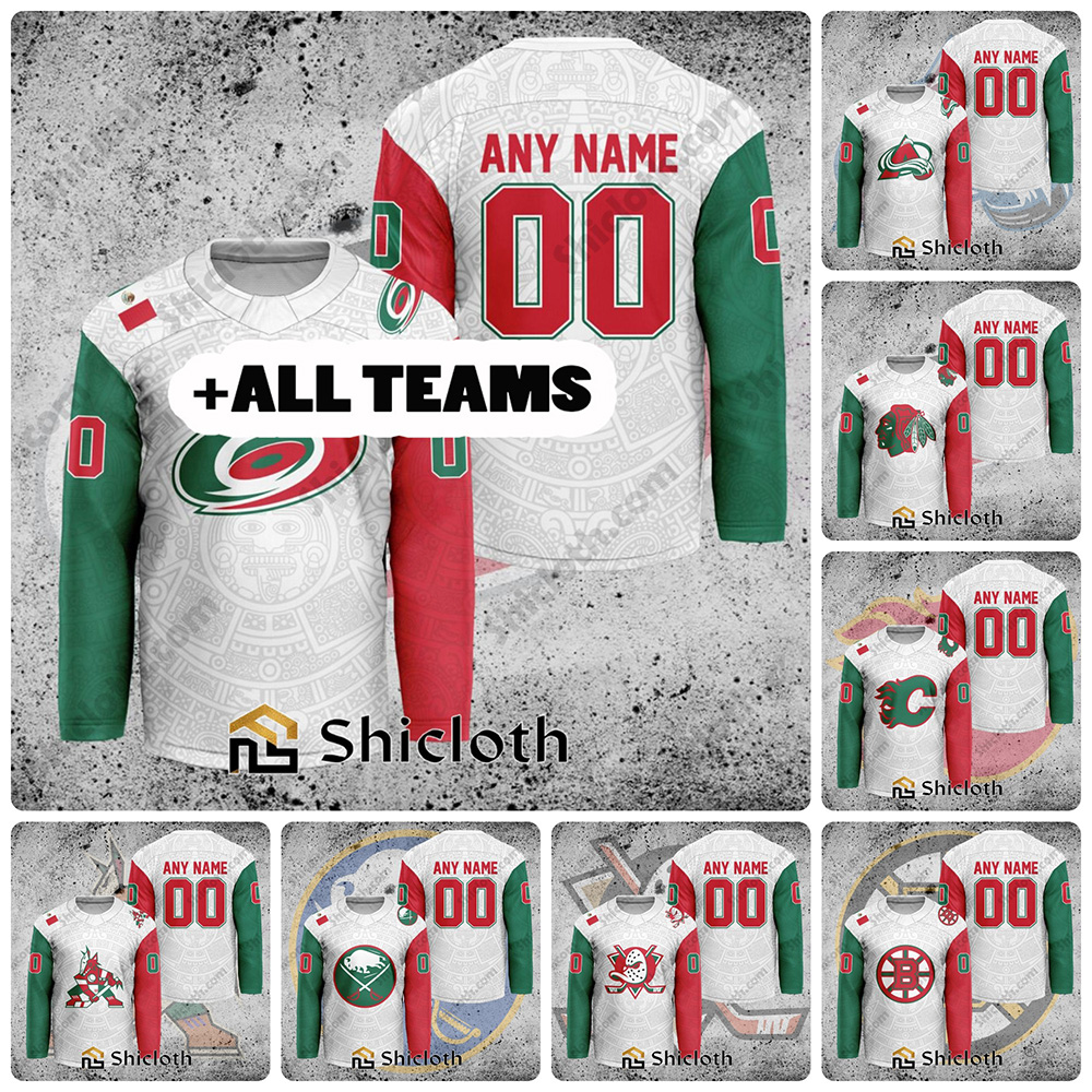 NHL Teams Mexican Heritage Hockey Jersey