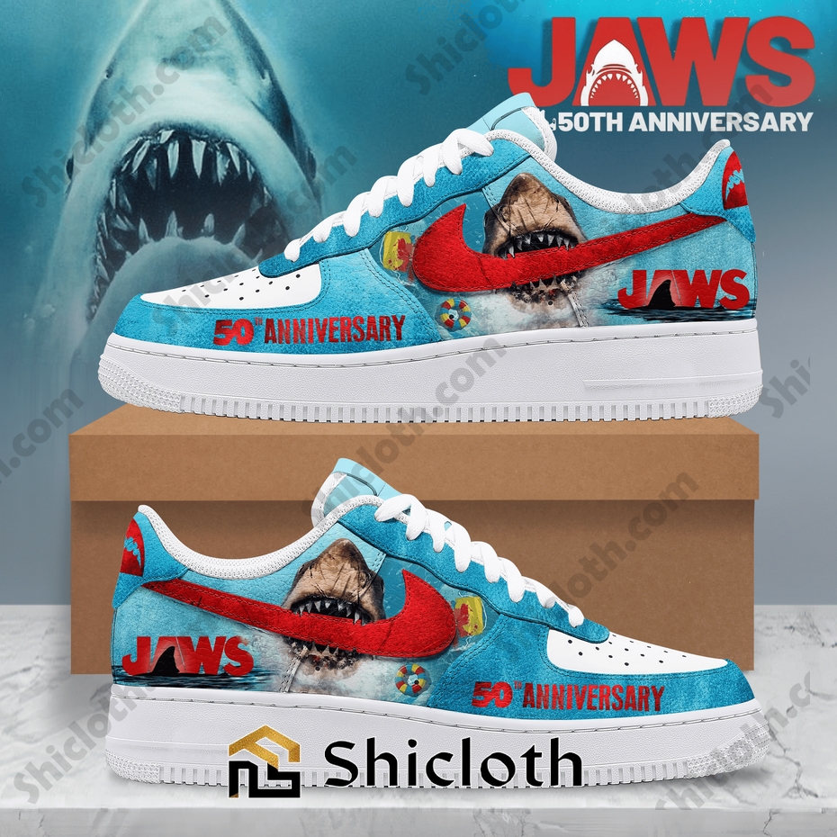 JAWS 50th Anniversary Air Force 1 Sneakers