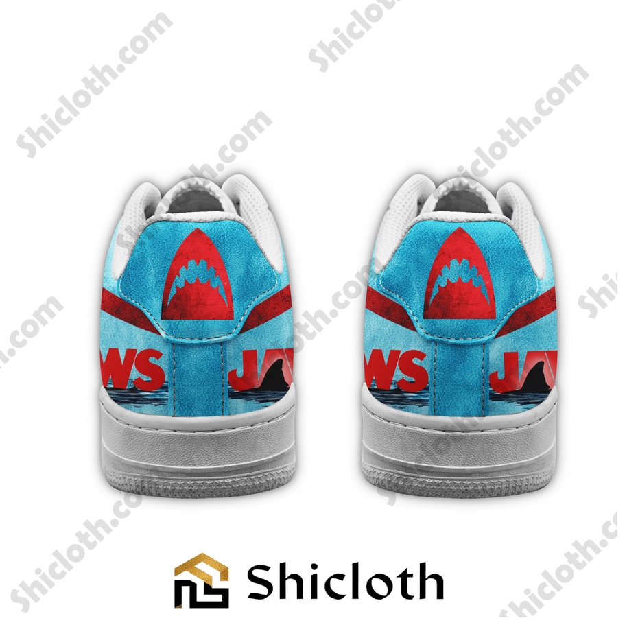 JAWS 50th Anniversary Air Force 1 Sneakers 4 JAWS 50th Anniversary Air Force 1 Sneakers - Image 4