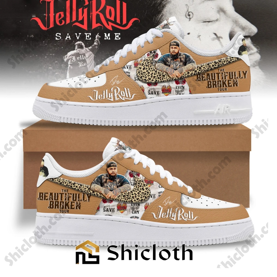 Jelly Roll The Beautifully Broken Tour Nike Air Force 1