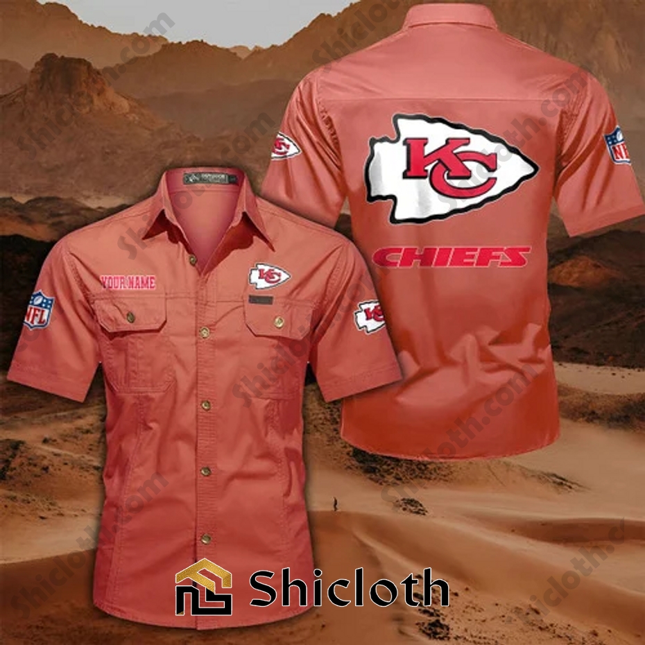 Personalized name Kansas City Chiefs Cargo Shirt