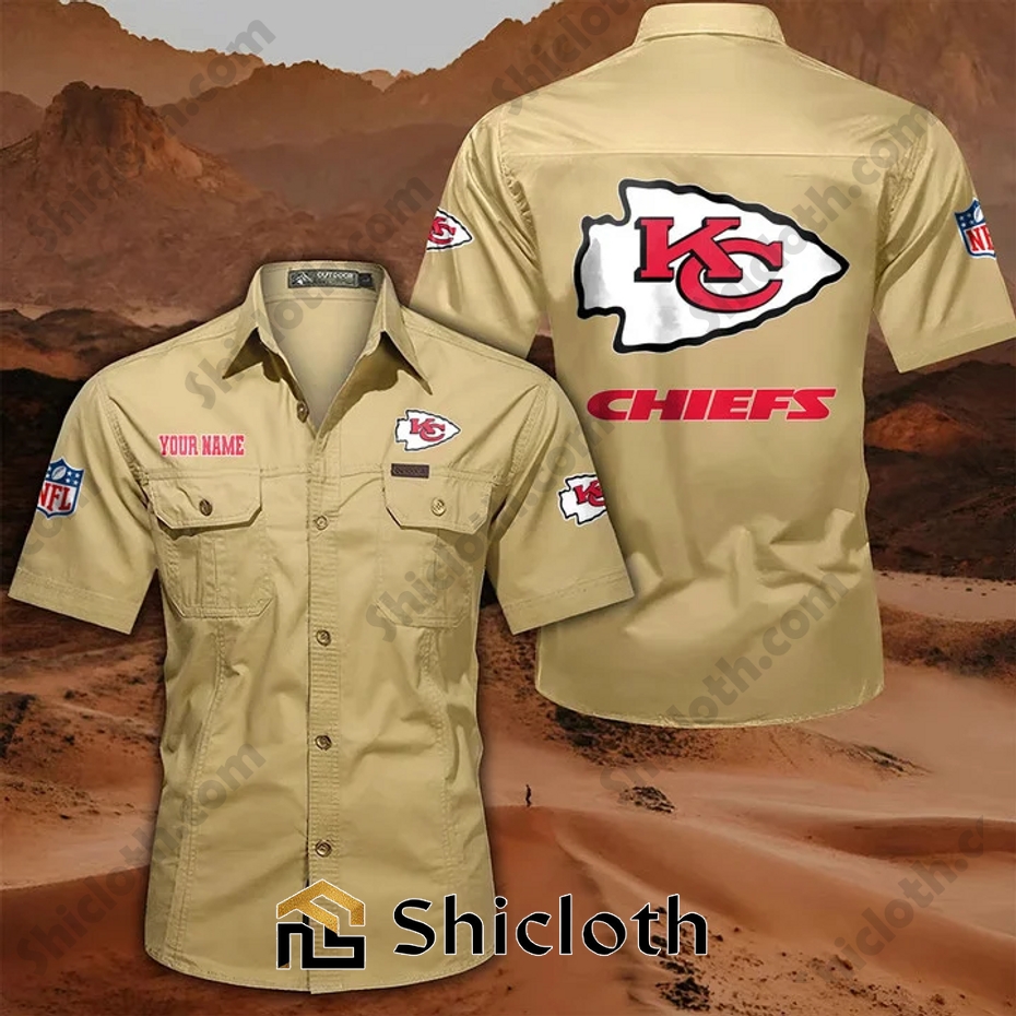Personalized name Kansas City Chiefs Cargo Shirt 7 Personalized name Kansas City Chiefs Cargo Shirt - Image 7