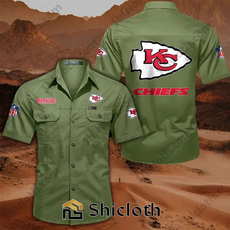 Personalized name Kansas City Chiefs Cargo Shirt 8 Personalized name Kansas City Chiefs Cargo Shirt - Image 8