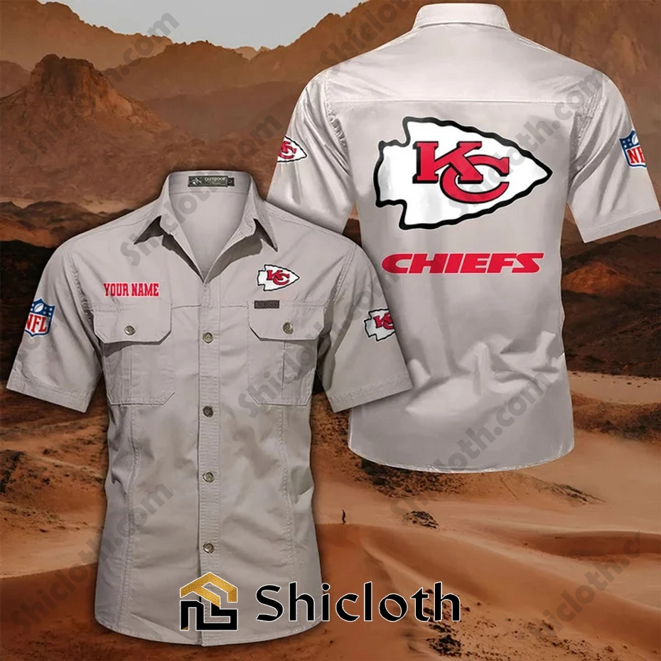 Personalized name Kansas City Chiefs Cargo Shirt 9 Personalized name Kansas City Chiefs Cargo Shirt - Image 9