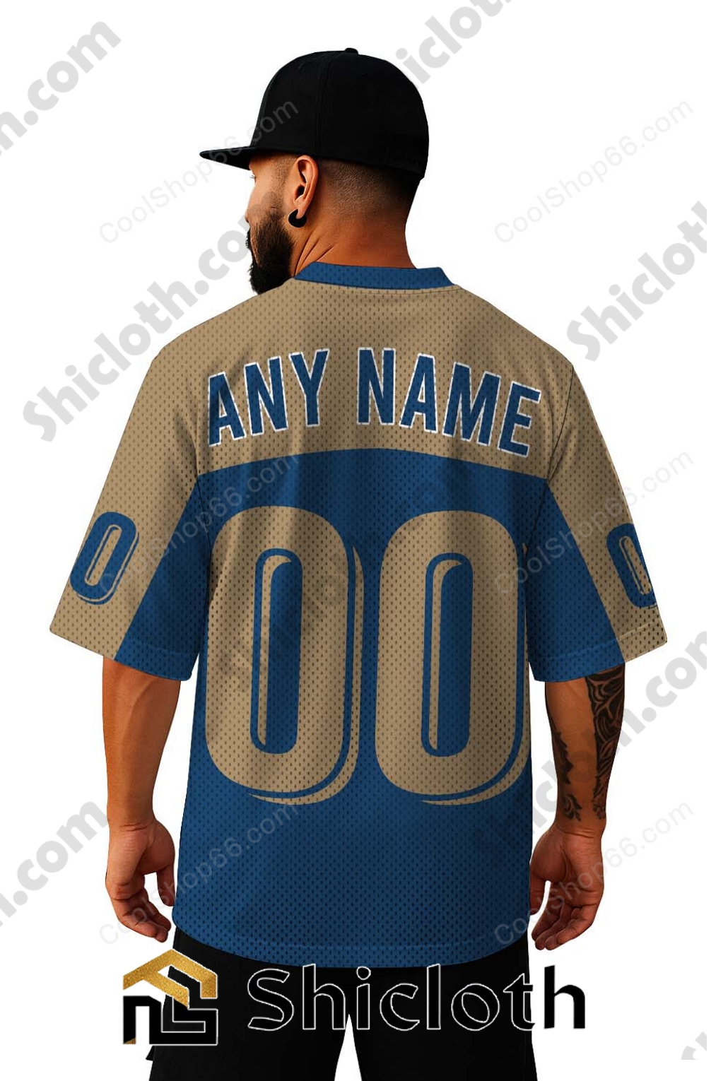 Alternative view of Personalized Name Number Kansas City Royals MLB Mesh Jersey