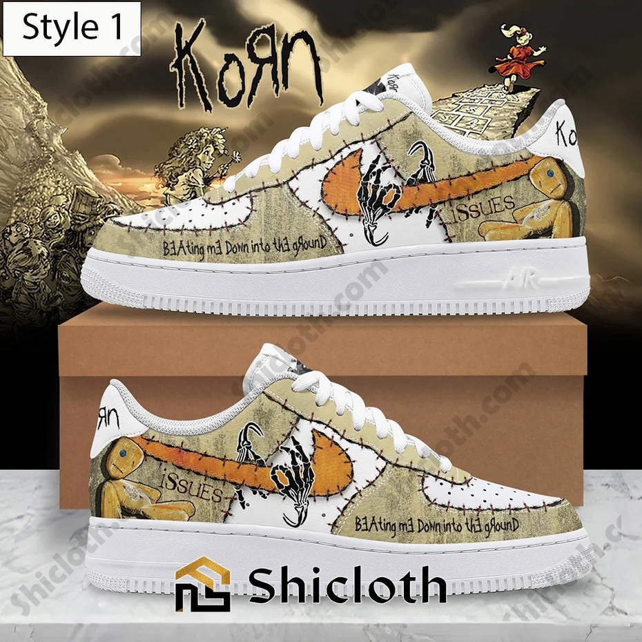 Korn Falling Away from Me Air Force Shoes