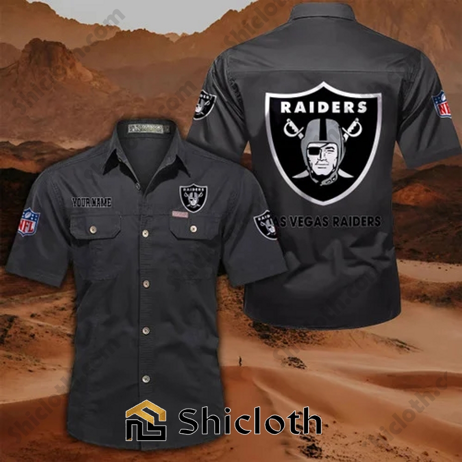 Personalized name Las Vegas Raiders Cargo Shirt