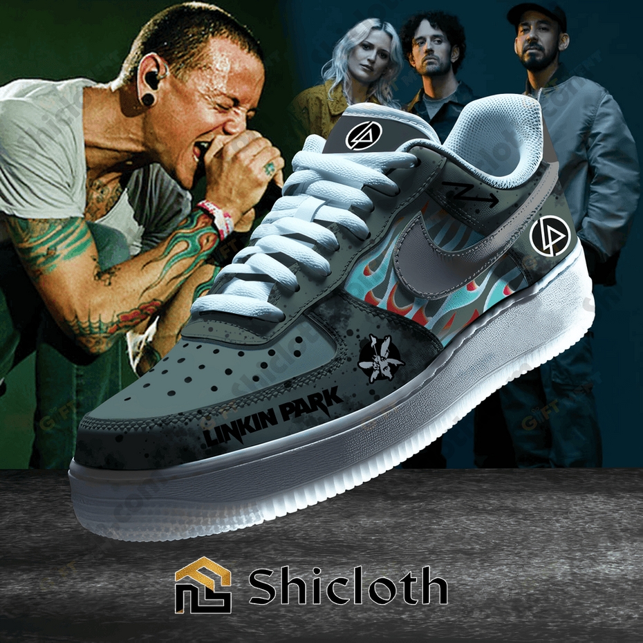 Linkin Park Hybrid Theory Bee Air Force Shoes