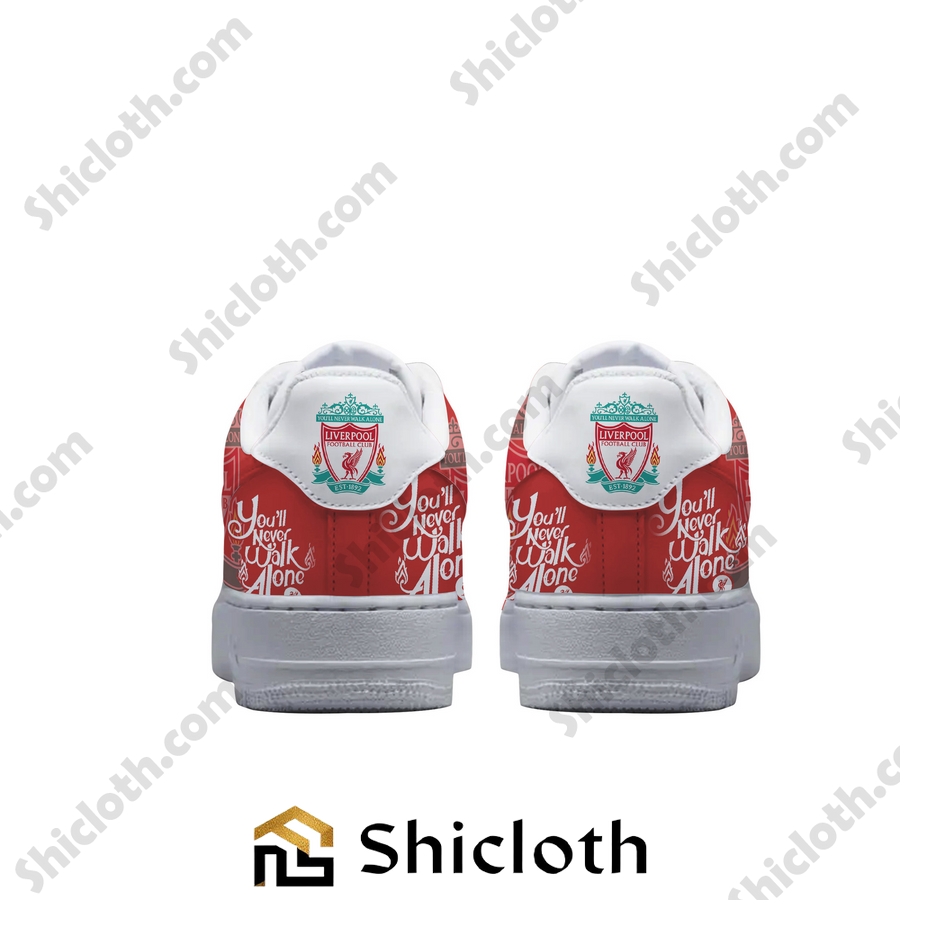 Liverpool The Reds Air Force Sneakers 4 Liverpool The Reds Air Force Sneakers - Image 4